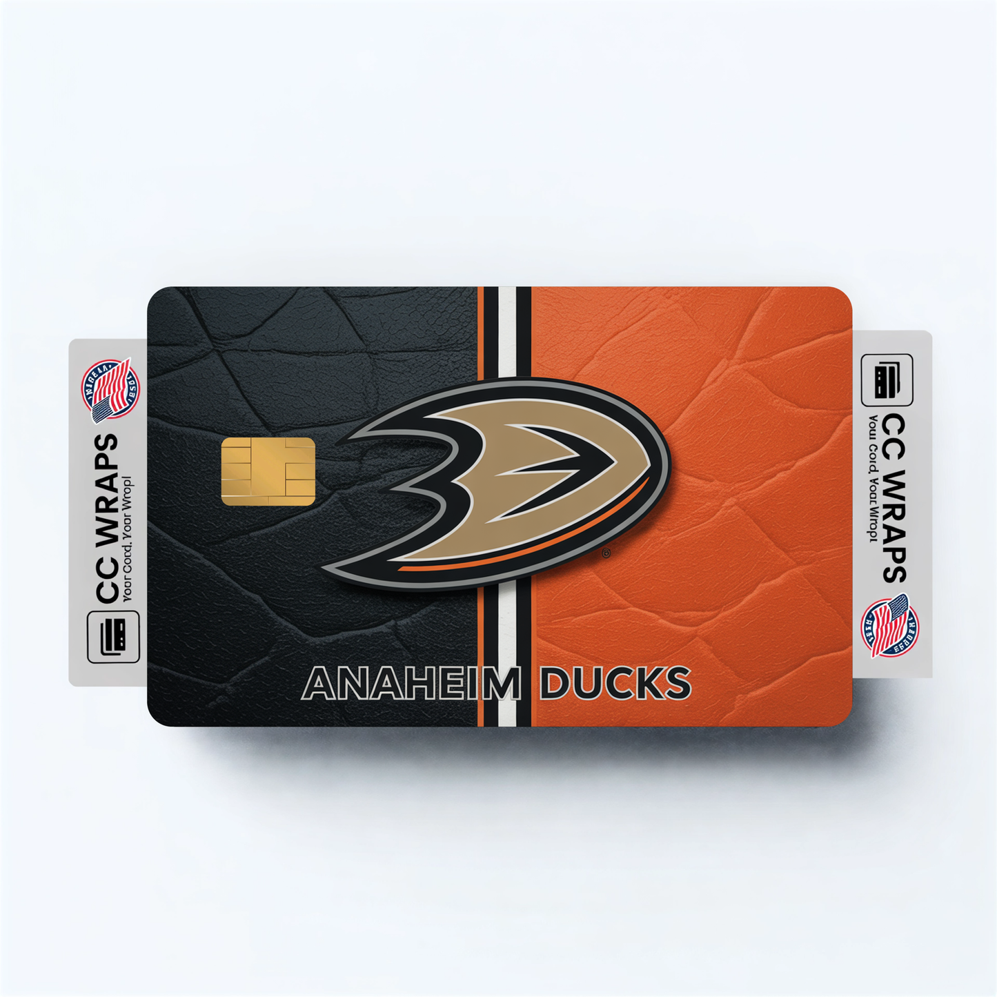 Anaheim Ducks Credit Card Skin Sticker | NHL Debit Card Cover