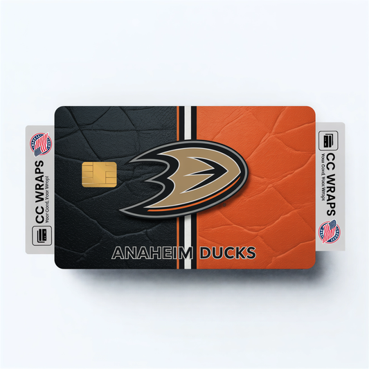 Anaheim Ducks Credit Card Skin Sticker | NHL Debit Card Cover