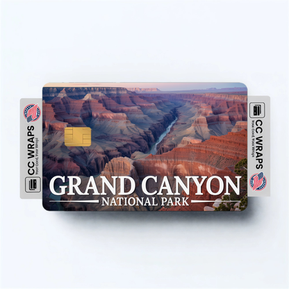 2PK Grand Canyon National Park Credit Card Vinyl Skin Decal