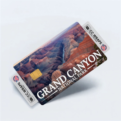 2PK Grand Canyon National Park Credit Card Vinyl Skin Decal