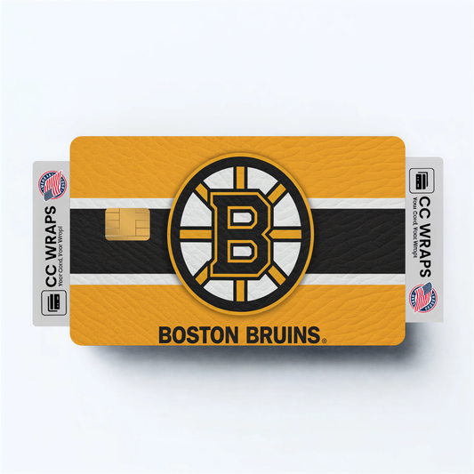 Boston Bruins Credit Card Skin Sticker | NHL Debit Card Cover