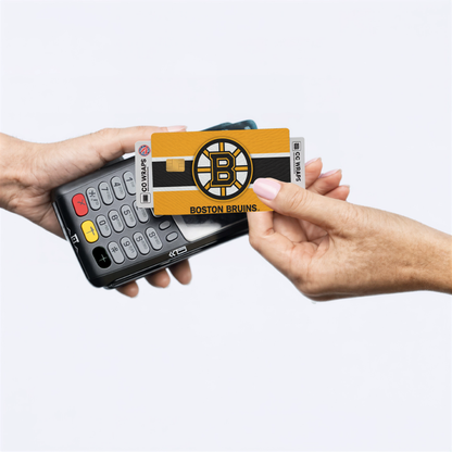 Boston Bruins Credit Card Skin Sticker | NHL Debit Card Cover