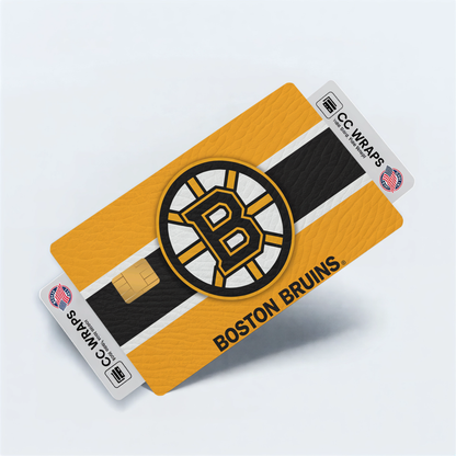 Boston Bruins Credit Card Skin Sticker | NHL Debit Card Cover