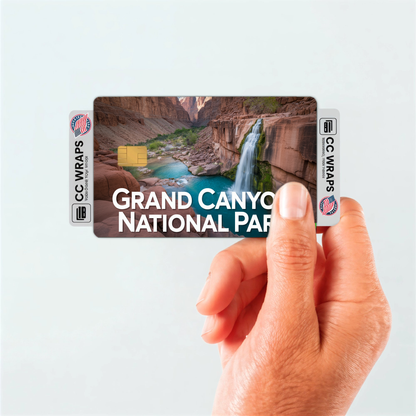 2PK Grand Canyon National Park Credit Card Vinyl Skin Decal