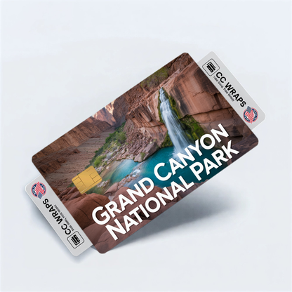 2PK Grand Canyon National Park Credit Card Vinyl Skin Decal