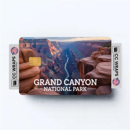 2PK Grand Canyon National Park Credit Card Vinyl Skin Decal