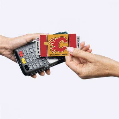 Calgary Flames Credit Card Skin Sticker | NHL Debit Card Cover