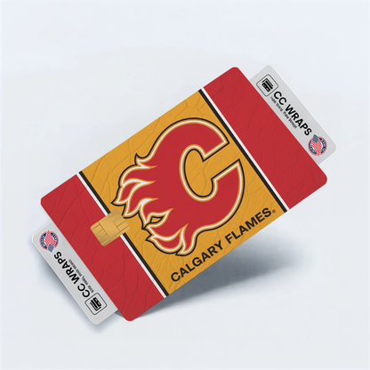 Calgary Flames Credit Card Skin Sticker | NHL Debit Card Cover