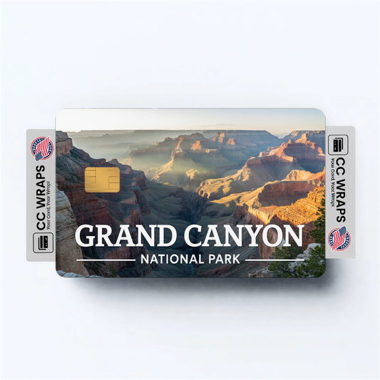 2PK Grand Canyon National Park Credit Card Vinyl Skin Decal