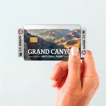 2PK Grand Canyon National Park Credit Card Vinyl Skin Decal