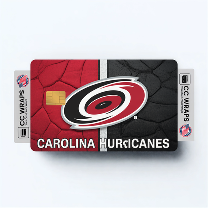 Carolina Hurricanes Credit Card Skin Sticker | NHL Debit Card Cover