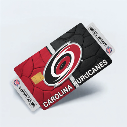 Carolina Hurricanes Credit Card Skin Sticker | NHL Debit Card Cover