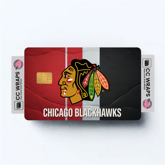 Chicago Blackhawks Credit Card Skin Sticker | NHL Debit Card Cover