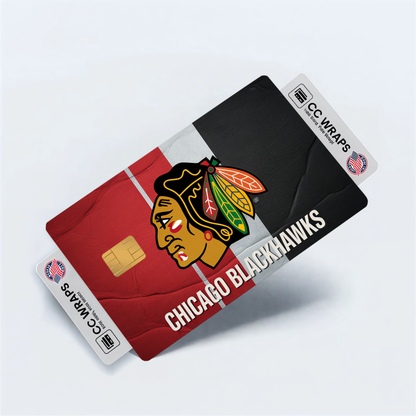 Chicago Blackhawks Credit Card Skin Sticker | NHL Debit Card Cover