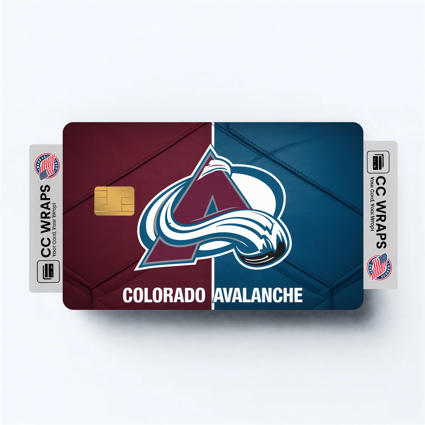 Colorado Avalanche Credit Card Skin Sticker | NHL Debit Card Cover