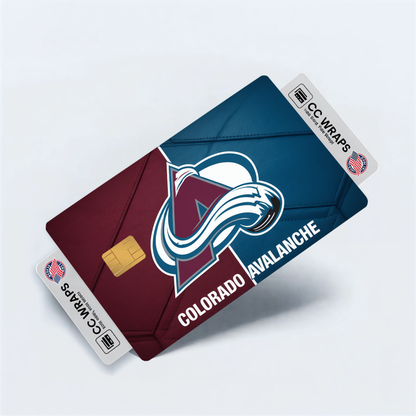 Colorado Avalanche Credit Card Skin Sticker | NHL Debit Card Cover