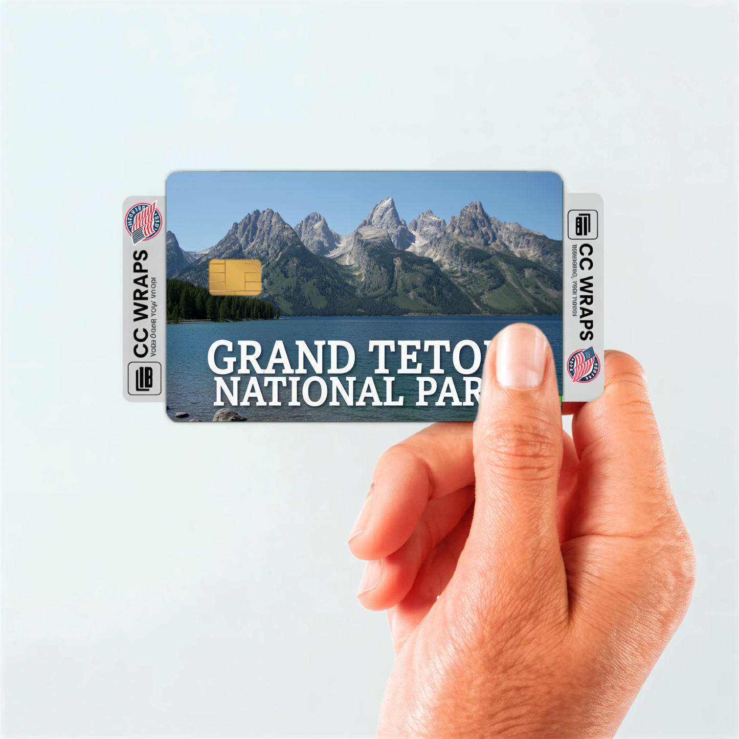 2PK Grand Teton National Park Credit Card Vinyl Skin Decal