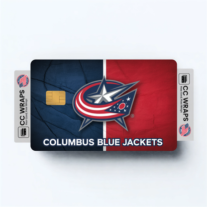 Columbus Blue Jackets Credit Card Skin Sticker | NHL Debit Card Cover