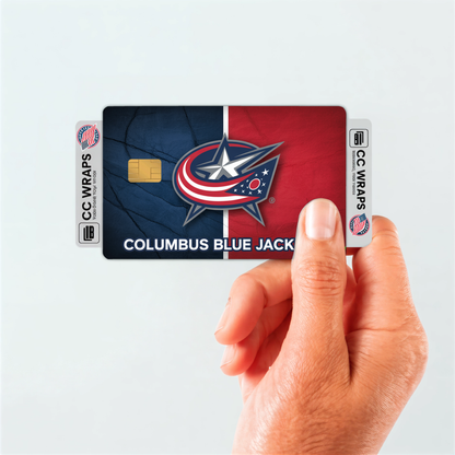 Columbus Blue Jackets Credit Card Skin Sticker | NHL Debit Card Cover