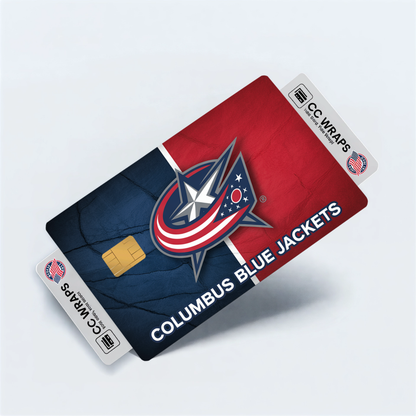 Columbus Blue Jackets Credit Card Skin Sticker | NHL Debit Card Cover