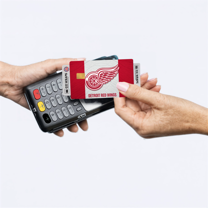 Detroit Red Wings Credit Card Skin Sticker | NHL Debit Card Cover