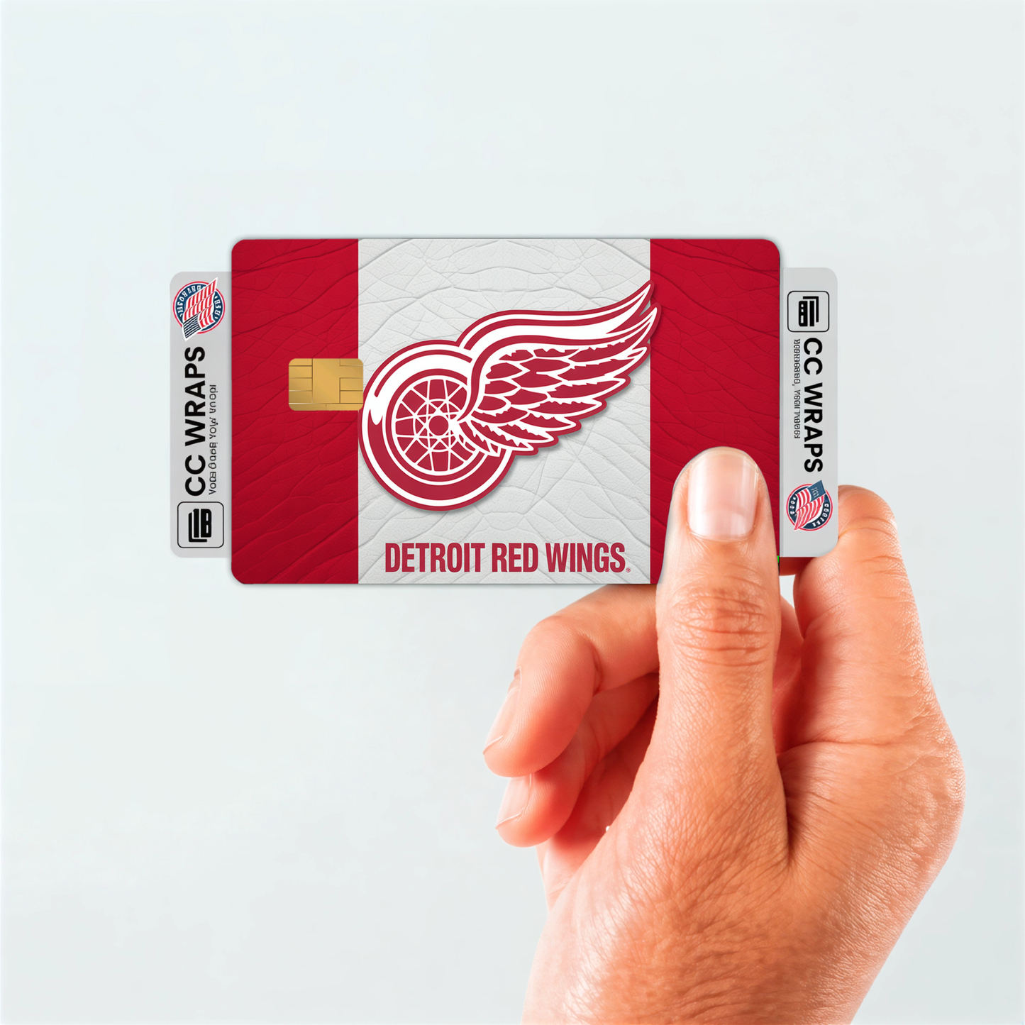 Detroit Red Wings Credit Card Skin Sticker | NHL Debit Card Cover
