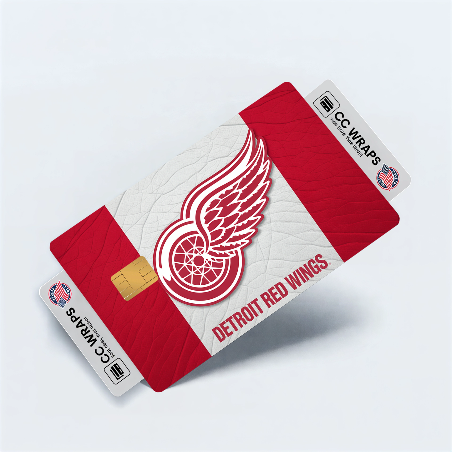 Detroit Red Wings Credit Card Skin Sticker | NHL Debit Card Cover