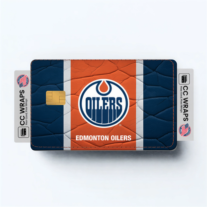 Edmonton Oilers Credit Card Skin Sticker | NHL Debit Card Cover
