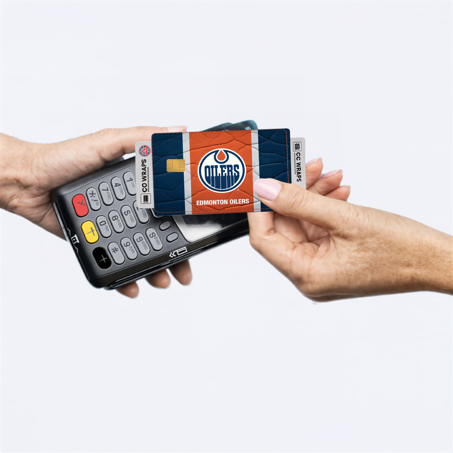 Edmonton Oilers Credit Card Skin Sticker | NHL Debit Card Cover