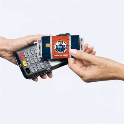 Edmonton Oilers Credit Card Skin Sticker | NHL Debit Card Cover