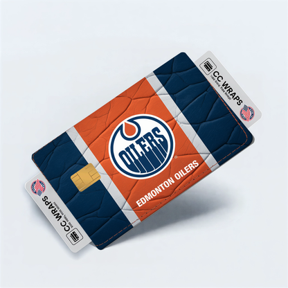 Edmonton Oilers Credit Card Skin Sticker | NHL Debit Card Cover