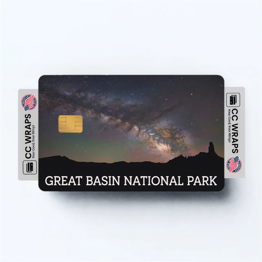 2PK Great Basin National Park Credit Card Vinyl Skin Decal