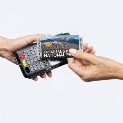 2PK Great Sand Dunes National Park Credit Card Vinyl Skin Decal