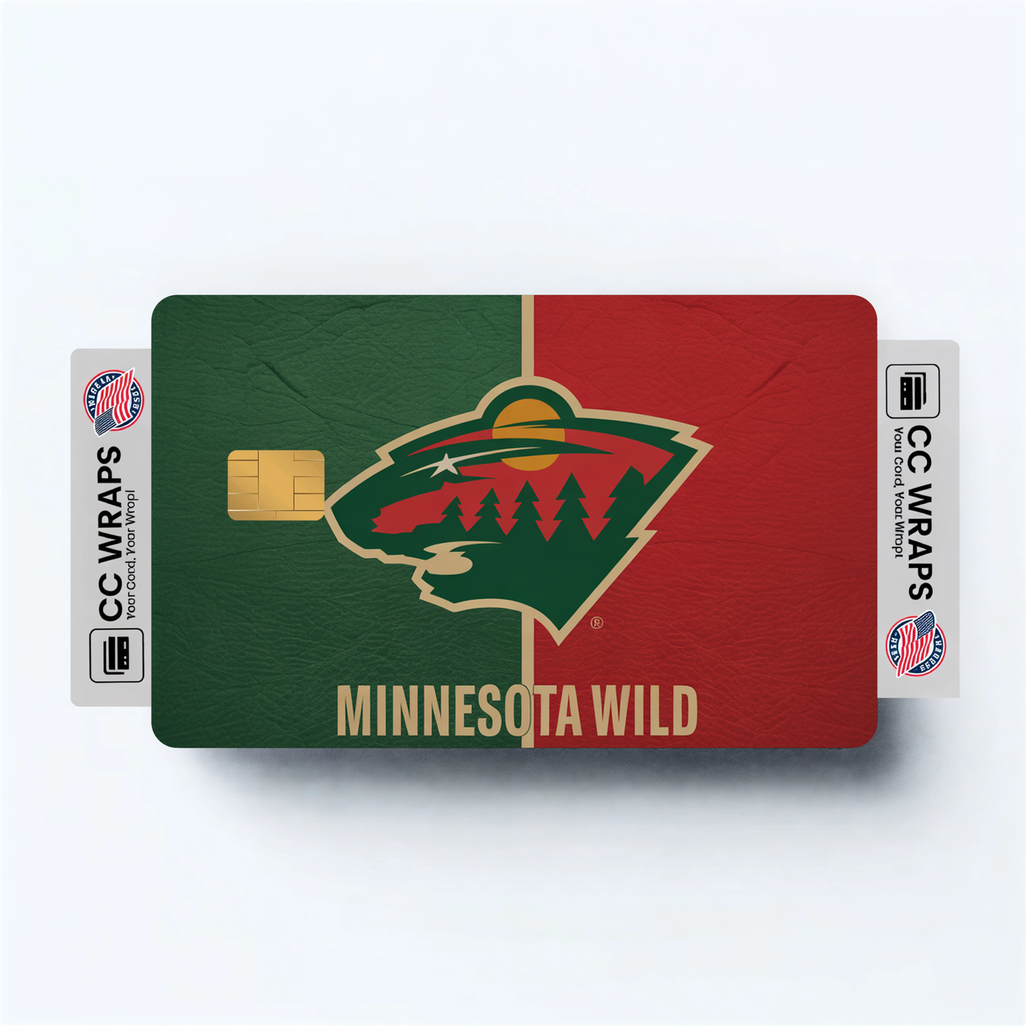 Minnesota Wild Credit Card Skin Sticker | NHL Debit Card Cover