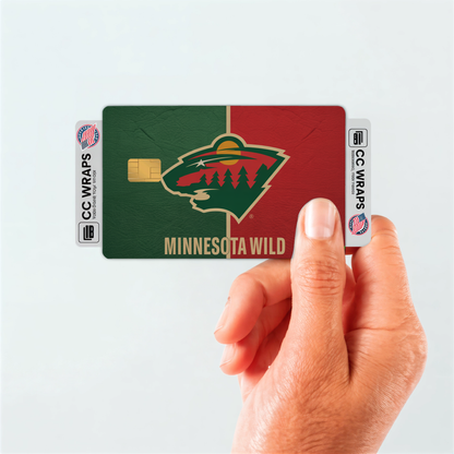 Minnesota Wild Credit Card Skin Sticker | NHL Debit Card Cover