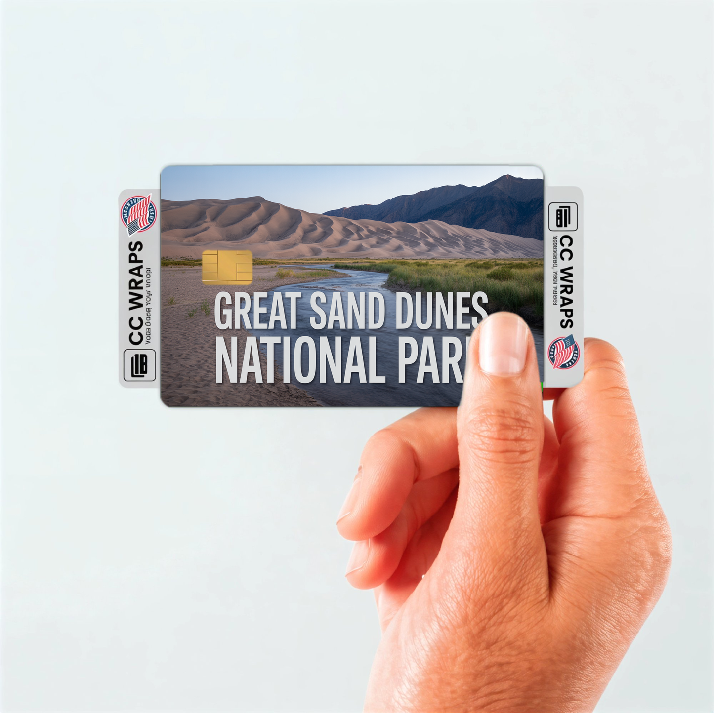 2PK Great Sand Dunes National Park Credit Card Vinyl Skin Decal