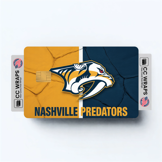 Nashville Predators Credit Card Skin Sticker | NHL Debit Card Cover