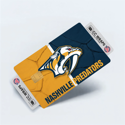 Nashville Predators Credit Card Skin Sticker | NHL Debit Card Cover