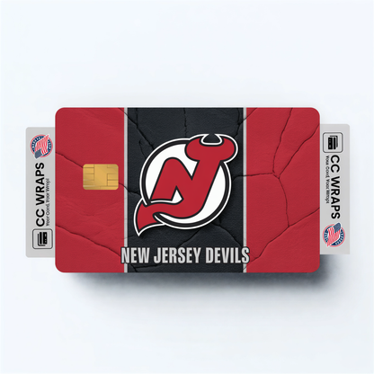 New Jersey Devils Credit Card Skin Sticker | NHL Debit Card Cover
