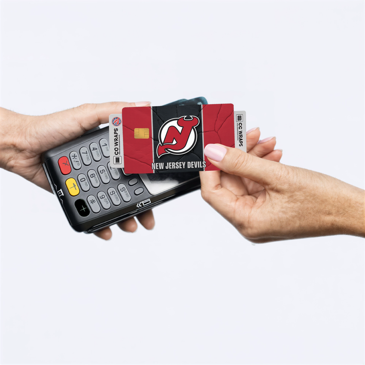 New Jersey Devils Credit Card Skin Sticker | NHL Debit Card Cover