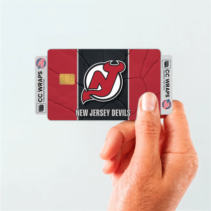 New Jersey Devils Credit Card Skin Sticker | NHL Debit Card Cover