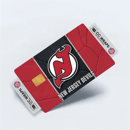 New Jersey Devils Credit Card Skin Sticker | NHL Debit Card Cover