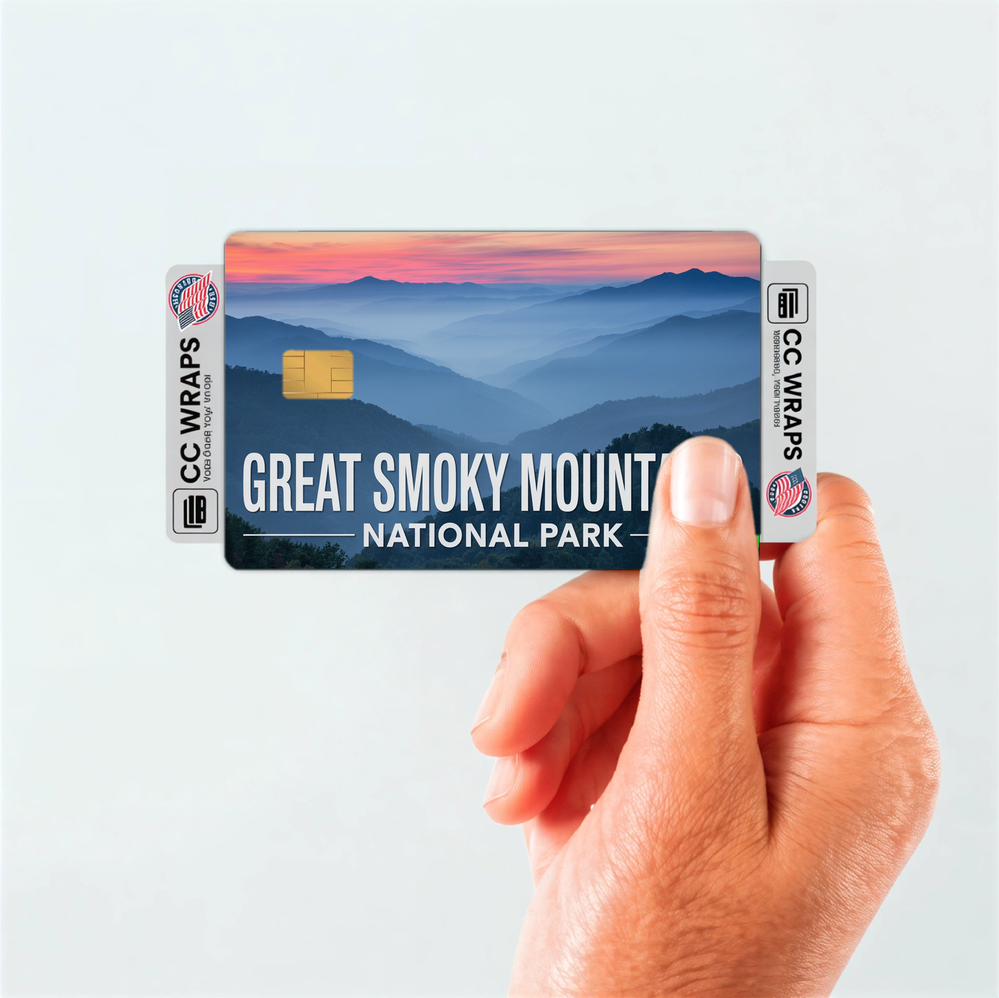 2PK Great Smoky Mountains National Park Credit Card Vinyl Skin Decal