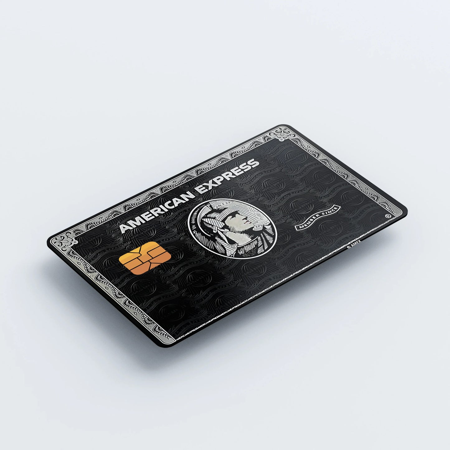 American Express Black Custom Vinyl Credit Card Sticker by CC Wraps