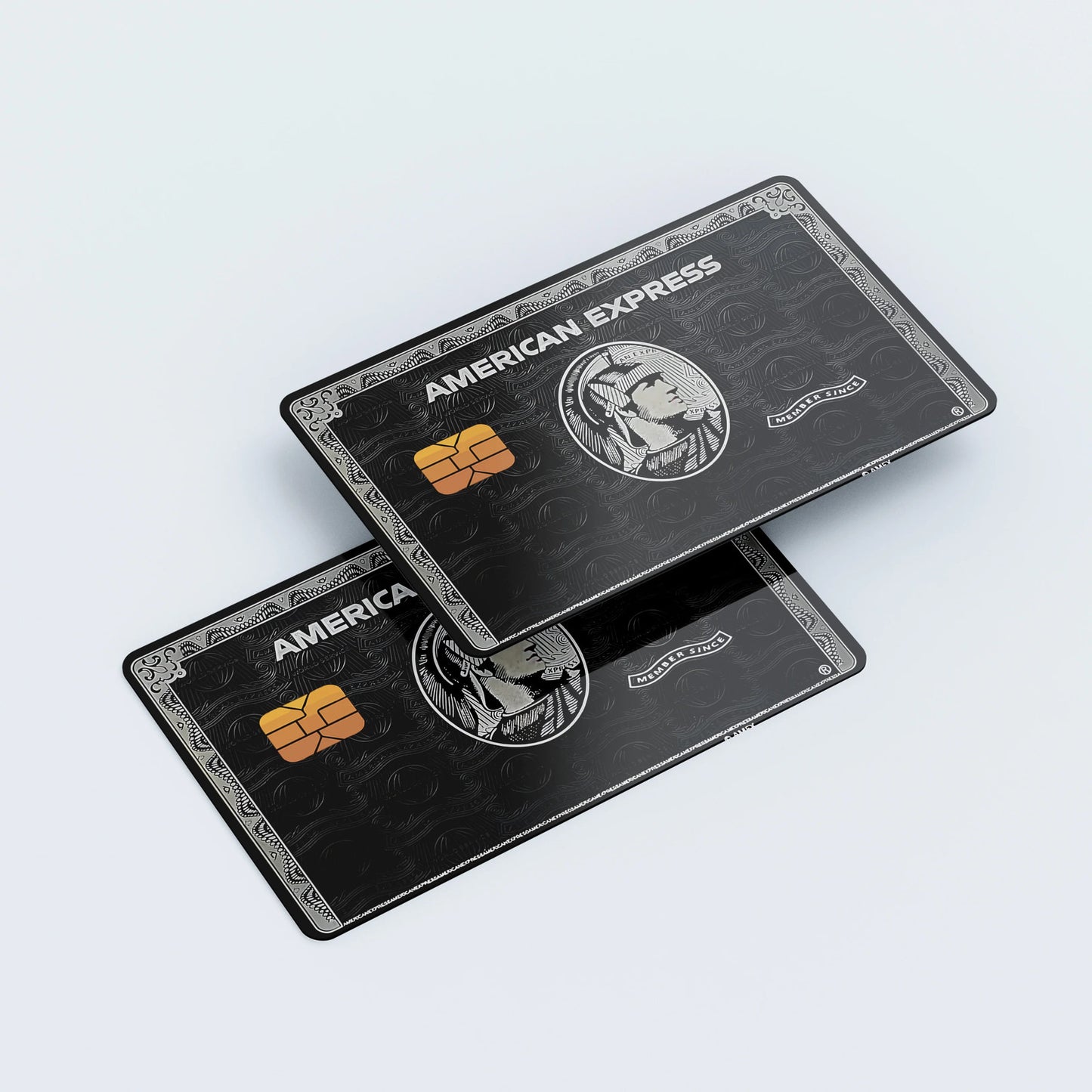 American Express Black Custom Vinyl Credit Card Sticker by CC Wraps