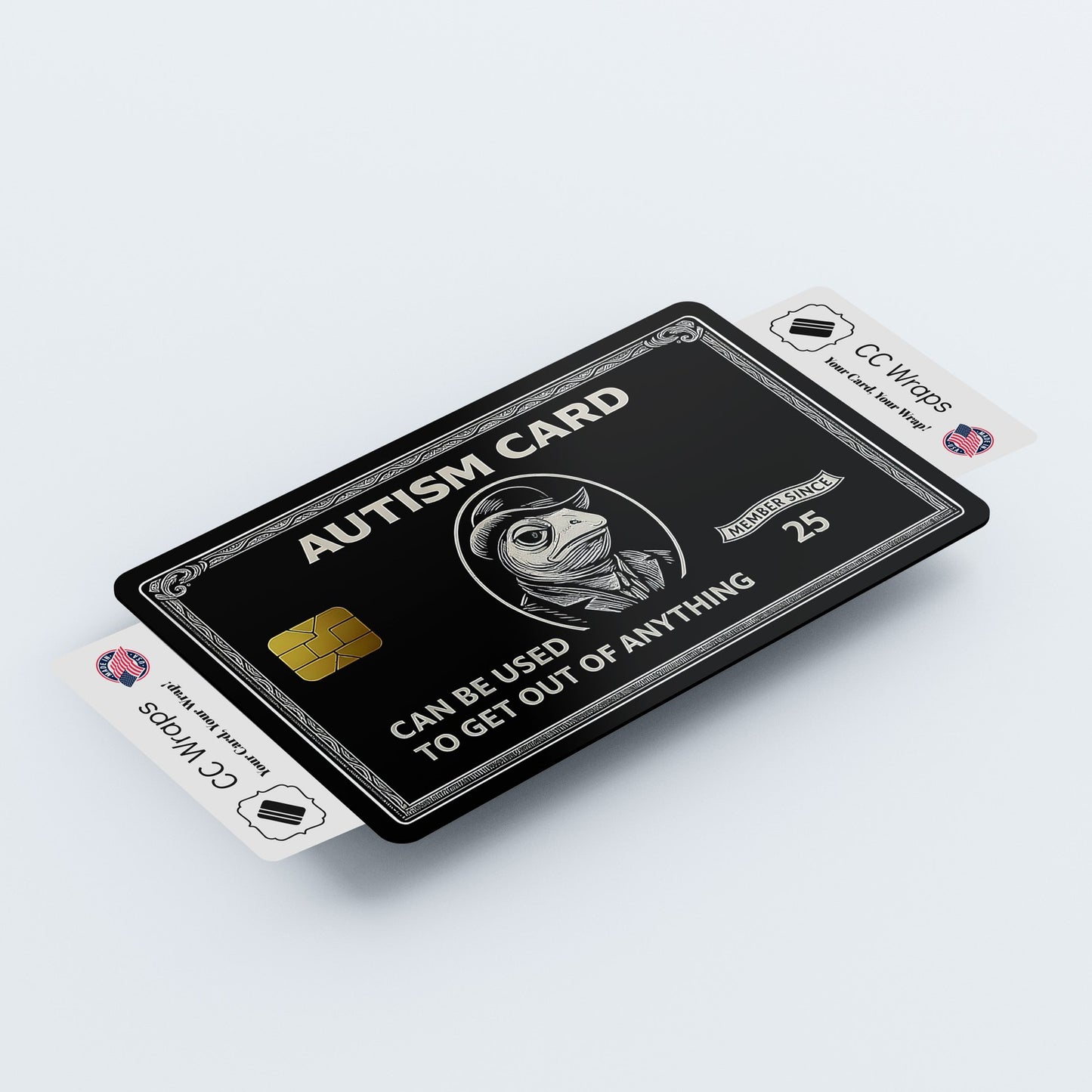 Autism Credit Card Skin - Funny Debit Card Sticker Wrap Vinyl Cover USA Made