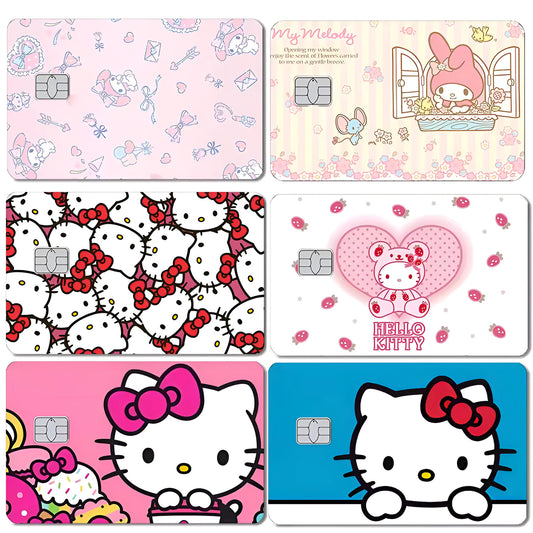 Hello Kitty 6 Combo Pack Custom Vinyl Credit Card Sticker By CCWraps