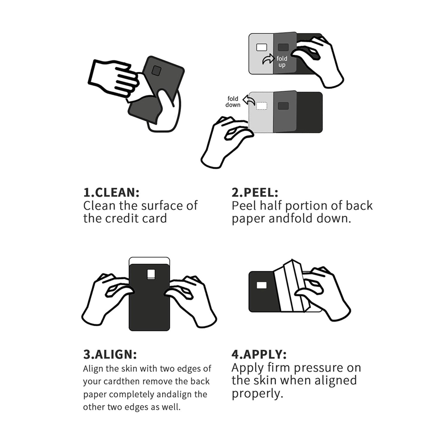 American Express Black Custom Vinyl Credit Card Sticker by CC Wraps