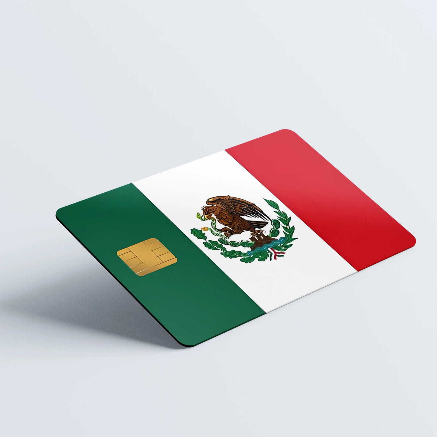 Mexican Flag Custom Vinyl Credit Card Sticker by CC Wraps