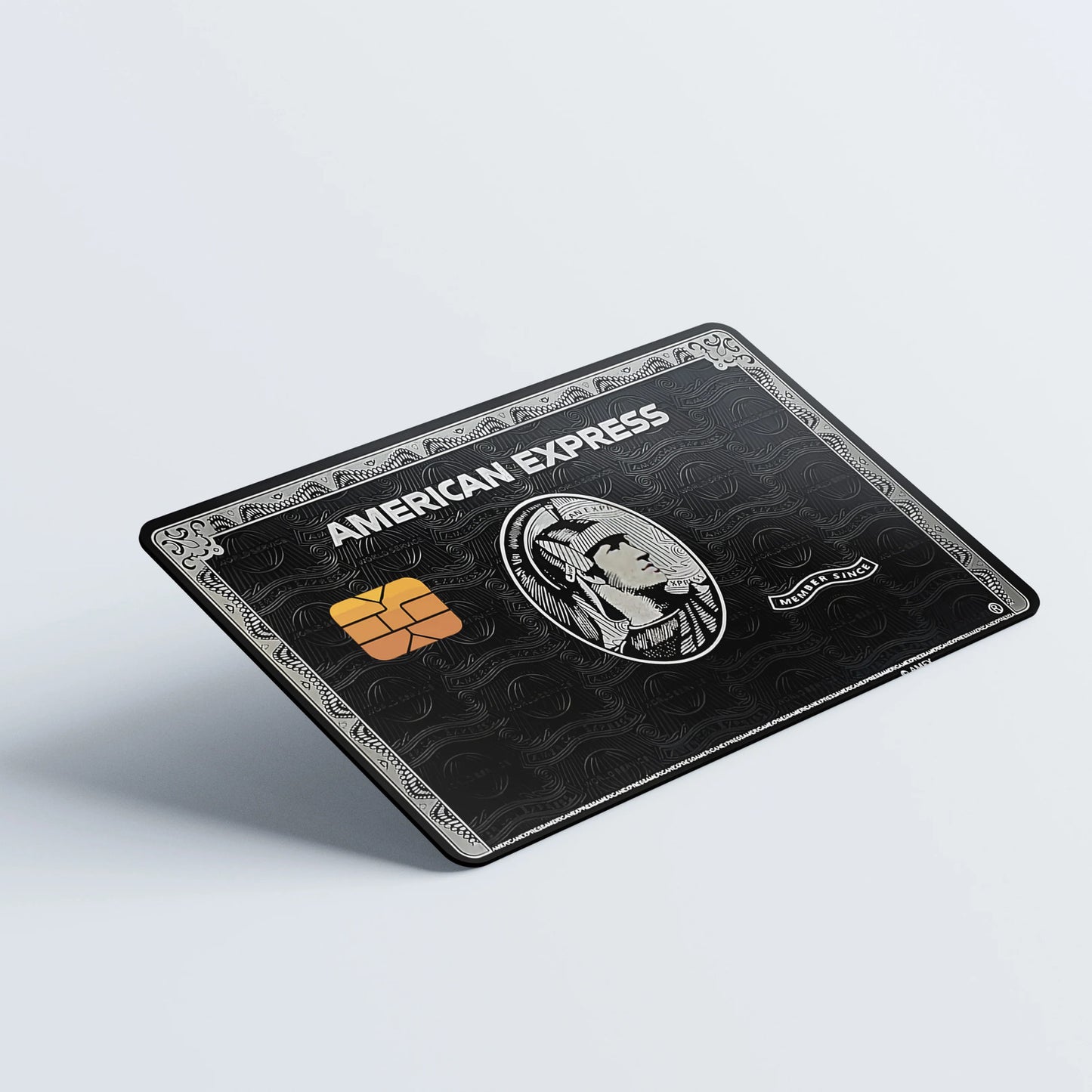 American Express Black Custom Vinyl Credit Card Sticker by CC Wraps